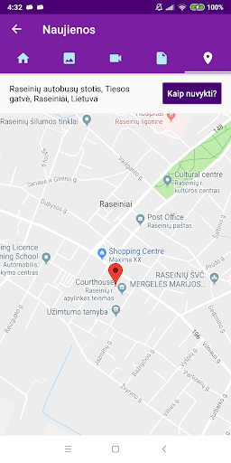 Android application Raseinių VSB screenshort