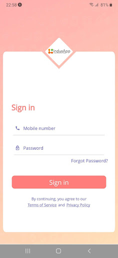 IndusApp Delivery Screen 2