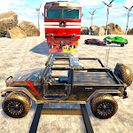 Cover Image of Download Train Car Crash Derby Game 3D  APK