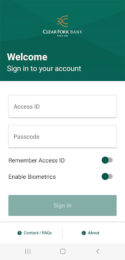 Clear Fork Bank Screen 2