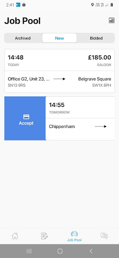 Cabbys Driver Screen 3