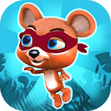 Jungle Bear Ninja Jump Game icon