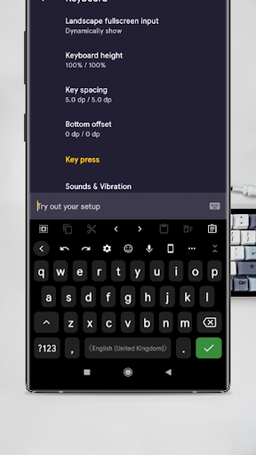 Keyboard pro Screen 2