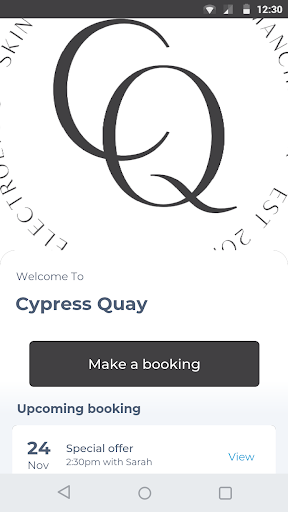 Android application Cypress Quay screenshort