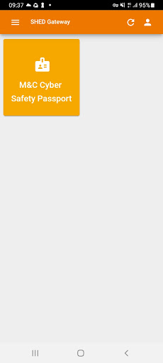 Android application SHED Gateway screenshort