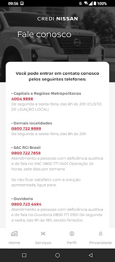 Android application Credi Nissan screenshort