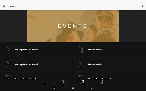 Houghton Baptist Church App