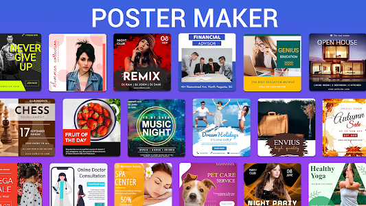 Poster maker, Flyer banner ads 8.3