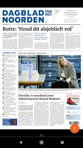 Dagblad van het Noorden Krant Screen 3