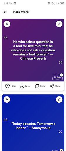 Life Success Quotes Screen 3