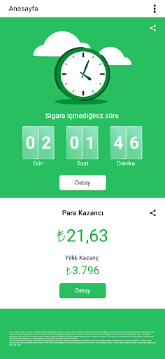 Android application Bırakabilirsin screenshort