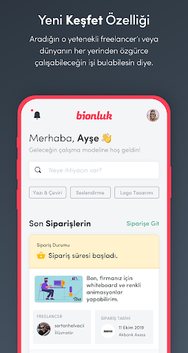 Bionluk - Yetenekli Freelancer Screenshot 4 - AppWisp.com