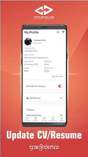 Workingna : Jobs in Cambodia Screenshot 3 - AppWisp.com