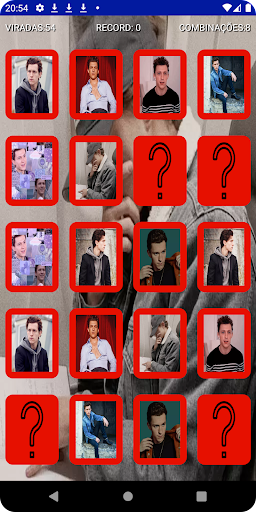 Matching Game Tom Holland Screen 3