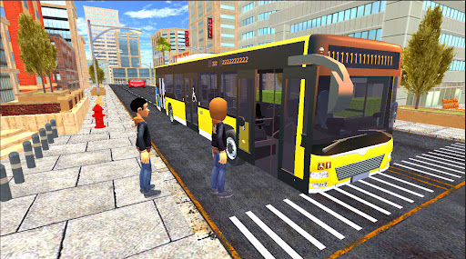 Speed Bus Driving Games 3D Screen 2
