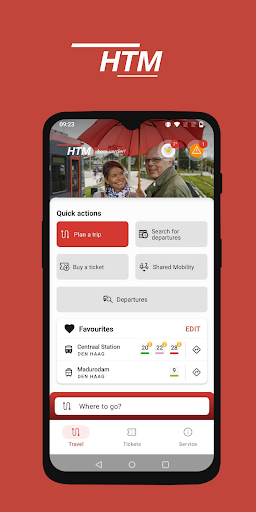Android application HTM info & tickets screenshort