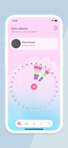 Android application Lunario screenshort