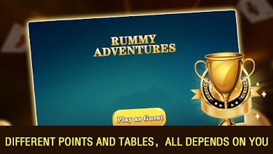 Rummy adventures card game online screenshot thumbnail