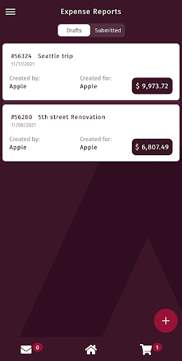 Corpay Expense Track Screen 3