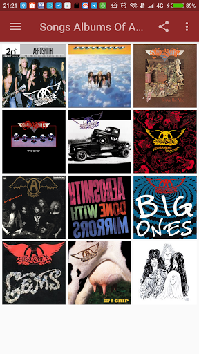 Songs Albums Of Aerosmith