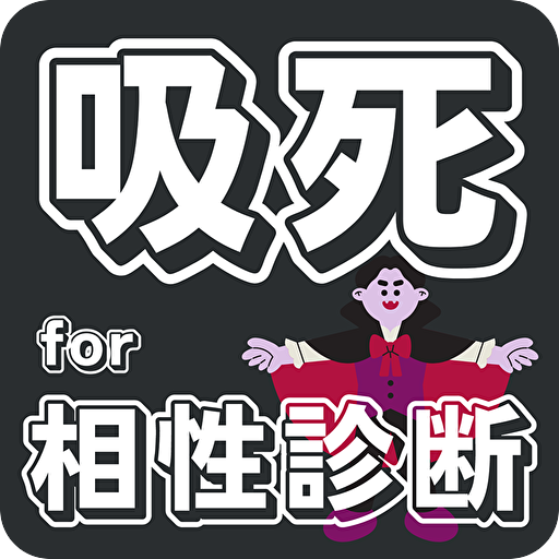 相性診断for 吸血鬼すぐ死ぬ　アニメ・漫画　 logo