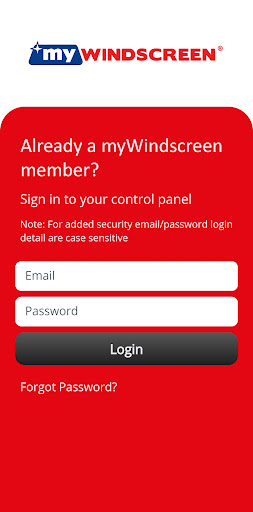 Android application myWindscreen screenshort