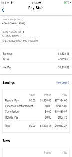 Paychex Oasis Employee Connect 2.1.26 APK screenshots 2