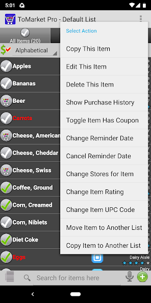 ToMarket Grocery Shopping Pro screenshot