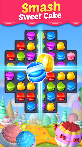 Mania de bolo esmagado Captura de Tela do Jogo Android 2