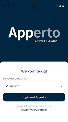 Android application Apperto Plus screenshort