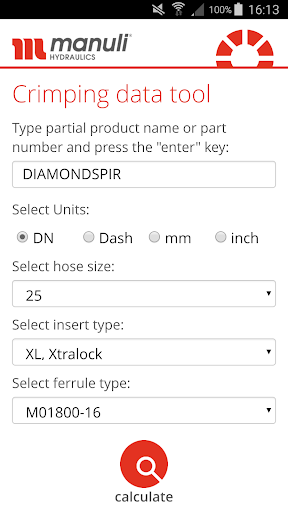MH Crimp Tool Screen 2