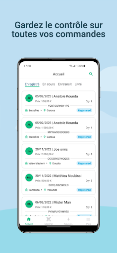 Android application FretOffice screenshort
