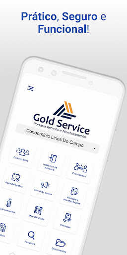 Android application Gold Service screenshort
