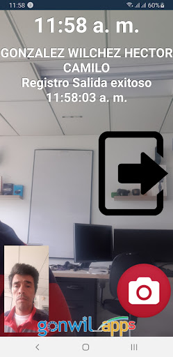 Android application Reconocimiento Facial Empreint screenshort