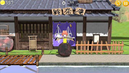 Android application TOUHOU KOSUZU'S PHYSICS GAME! screenshort