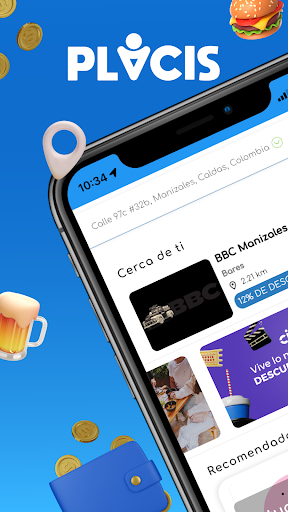 Android application Placis screenshort