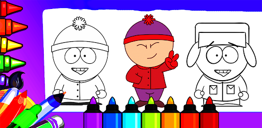 South: Coloring Park 1 APK + Mod (Free purchase) for Android