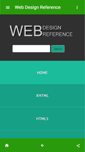 Web Design Tutorial App - HTML - CSS - JavaScript
