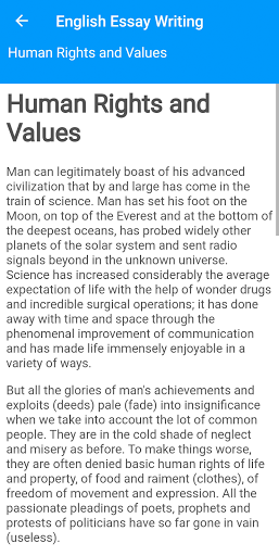 English Essay Writing