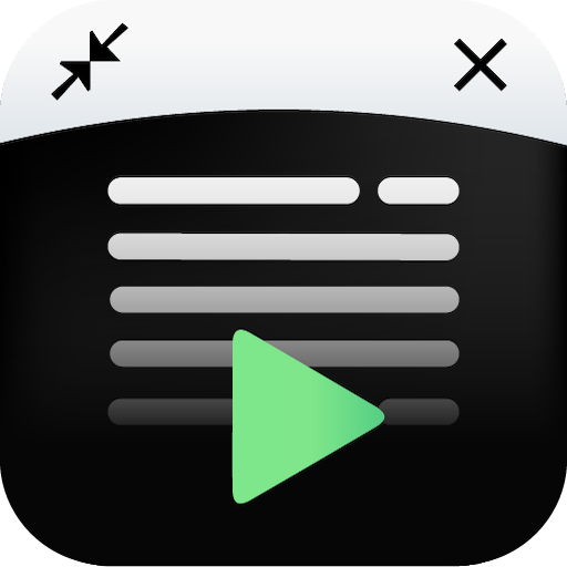 Fluent Teleprompter widget logo