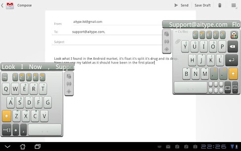 A.I.type Tablet Keyboard Free For PC installation