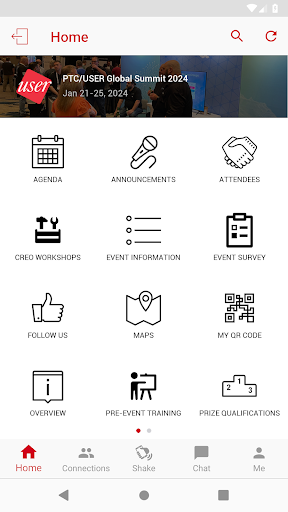 PTC/USER Events Screen 3