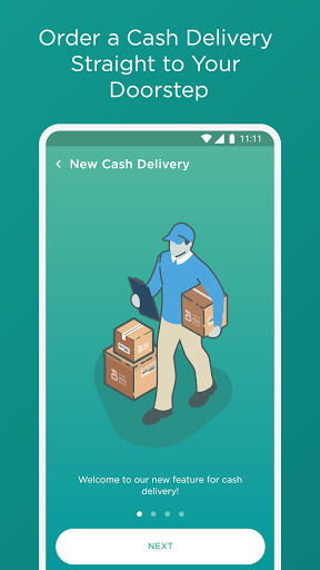 Android application First Iraqi Bank screenshort