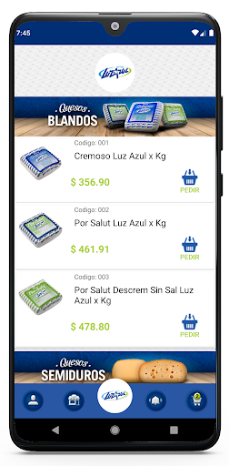 Luz Azul - APP de pedidos Screen 2