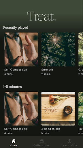 Android application Treat App screenshort