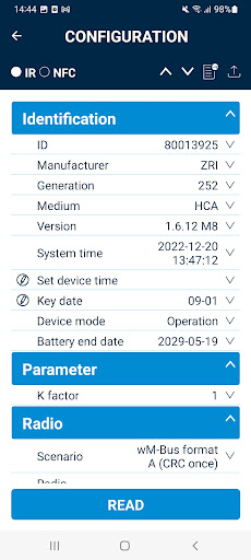 Zenner Device Manager Basic Screen 2