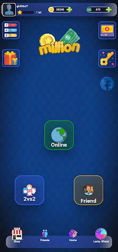 Android application ludo million screenshort
