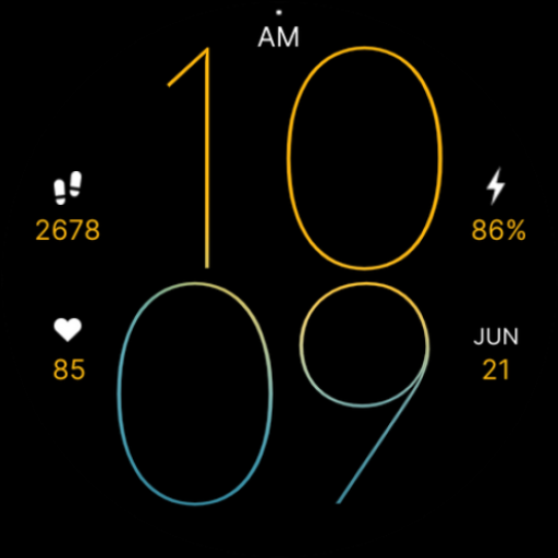 Yellow Light Pro Watch Face Logo