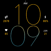 Yellow Light Pro Watch Face