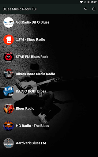 Android application Blues Radio Full - Live Music screenshort